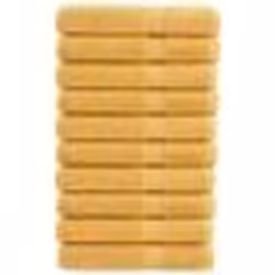 vidaXL Serviettes de sauna de qualité supérieure SOLUND 10 pcs doré