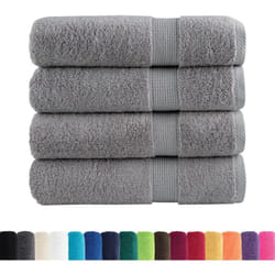 Essuie-mains de qualité supérieure solund 4 pcs gris 600 g/m² Vidaxl