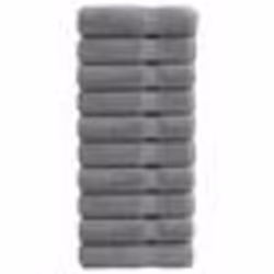 vidaXL Essuie-mains de qualité supérieure SOLUND 10 pcs gris 600 g/m²