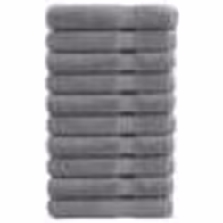 vidaXL Serviettes de sauna de qualité supérieure SOLUND 10 pcs gris
