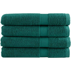 vidaXL Serviettes de sauna de qualité supérieure SOLUND 4 pcs vert