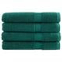 vidaXL Serviettes de qualité supérieure SOLUND 4 pcs vert 600 g/m²