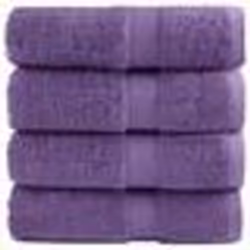 vidaXL Serviettes d'invité de qualité supérieure SOLUND 4 pcs violet