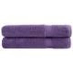 vidaXL Serviettes de qualité supérieure SOLUND 2 pcs violet 600 g/m²