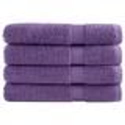 vidaXL Serviettes de qualité supérieure SOLUND 4 pcs violet 600 g/m²