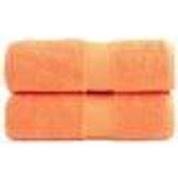 vidaXL Serviettes d'invité de qualité supérieure SOLUND 2 pcs orange