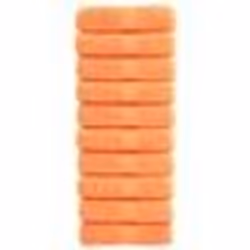 vidaXL Serviettes d'invité de qualité supérieure SOLUND 10 pcs orange
