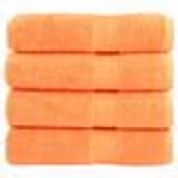 vidaXL Essuie-mains de qualité supérieure SOLUND 4 pcs orange 600 g/m²