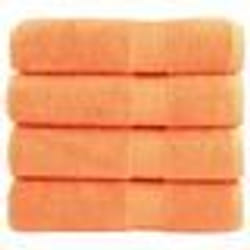 vidaXL Essuie-mains de qualité supérieure SOLUND 4 pcs orange 600 g/m²