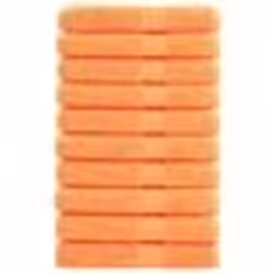 vidaXL Serviettes de sauna de qualité supérieure SOLUND 10 pcs orange