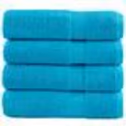 vidaXL Essuie-mains de qualité supérieure SOLUND 4 pcs turquoise