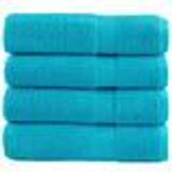 vidaXL Essuie-mains de qualité supérieure SOLUND 4 pcs turquoise
