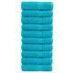 vidaXL Essuie-mains de qualité supérieure SOLUND 10 pcs turquoise