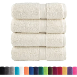 Vidaxl - Serviettes de toilette premium solund 4 pièces Crème 30 x 30 cm 600 g/m²