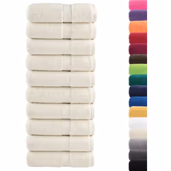 Ces serviettes de toilette sont idéales pour votre nettoyage quotidien, où que vous soyez et à tout moment. Matière ultra dou ...