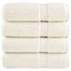 vidaXL Essuie-mains de qualité supérieure SOLUND 4 pcs crème 600 g/m²