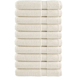 Serviettes De Sauna De Qualité Supérieure Solund 10 Pcs Crème Vidaxl