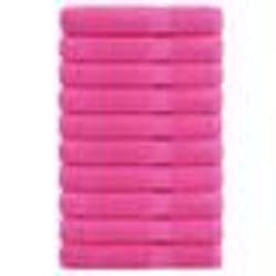 vidaXL Serviettes de sauna de qualité supérieure SOLUND 10 pcs rose