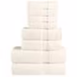 vidaXL Ensemble de serviettes de qualité supérieure SOLUND 8 pcs crème