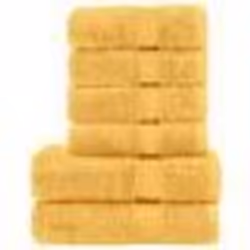 vidaXL Ensemble de serviettes de qualité supérieure SOLUND 6 pcs doré