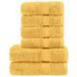 vidaXL Ensemble de serviettes de qualité supérieure SOLUND 6 pcs doré