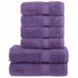 vidaXL Ensemble de serviettes de qualité supérieure SOLUND 6pcs violet