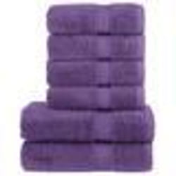vidaXL Ensemble de serviettes de qualité supérieure SOLUND 6pcs violet