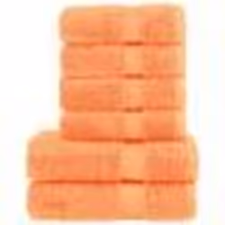 vidaXL Ensemble de serviettes de qualité supérieure SOLUND 6pcs orange