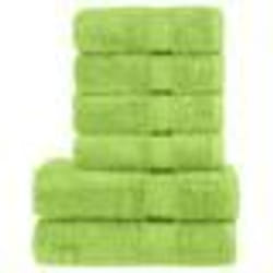 vidaXL Ensemble de serviettes de qualité supérieure SOLUND 6 pcs