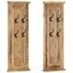 vidaXL Lattes de rechange pour sommier avec 34 lattes, 2 pièces, 90 x 200 cm - 90 x 200 cm
