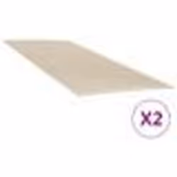 vidaXL Lattes de rechange pour sommier avec 48 lattes, 2 pièces, 90 x 200 cm - 90 x 200 cm