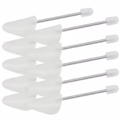 vidaXL Embauchoirs 5 paires blanc EU 38-44 plastique