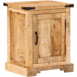 Cette table de chevet au design élégant est un supplément intemporel à votre décoration intérieure. Matériau robuste et stabl ...