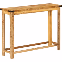 Cette table console classique en bois sera un supplément pratique et décoratif à votre décoration intérieure. Bois de manguie ...