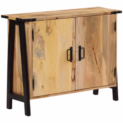 Si vous manquez d'espace mais avez besoin de plus de stockage, ce buffet compact et élégant est là pour vous aider ! Bois de ...