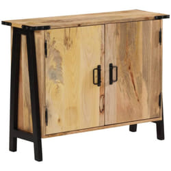 Vidaxl - Buffet 88x30x69 cm bois massif de manguier