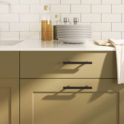 Vidaxl - Poignées d'armoire 20 pcs noir 96 mm acier inoxydable