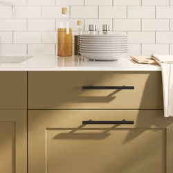 Ces poignées d'armoire, au design simple et moderne, ajouteront une touche d'élégance aux armoires de votre maison. Matériau  ...