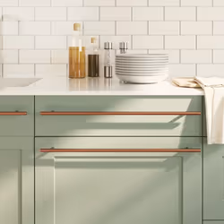 Ces poignées d'armoire, au design simple et moderne, ajouteront une touche d'élégance aux armoires de votre maison. Matériau  ...