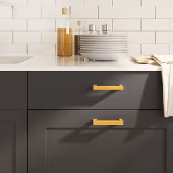 Ces poignées d'armoire, au design simple et moderne, ajouteront une touche d'élégance aux armoires de votre maison. Matériau  ...