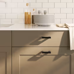 Ces poignées d'armoire, au design simple et moderne, ajouteront une touche d'élégance aux armoires de votre maison. Matériau  ...
