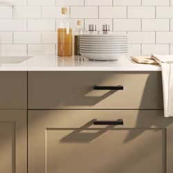 Ces poignées d'armoire, au design simple et moderne, ajouteront une touche d'élégance aux armoires de votre maison. Matériau ...