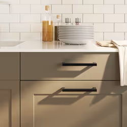 Ces poignées d'armoire, au design simple et moderne, ajouteront une touche d'élégance aux armoires de votre maison. Matériau ...