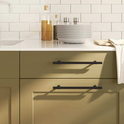 Poignées d'armoire 20 pcs noir 192 mm acier inoxydable - Vidaxl