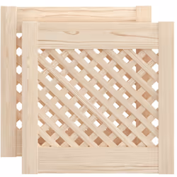 Ces portes d'armoires en bois avec un design en treillis sont un choix parfait que vous souhaitiez une pièce d'accent ou pour ...