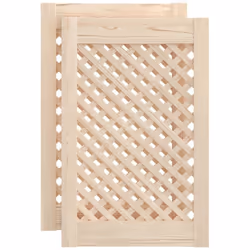 Ces portes d'armoires en bois avec un design en treillis sont un choix parfait que vous souhaitiez une pièce d'accent ou pour ...
