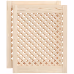 Ces portes d'armoires en bois avec un design en treillis sont un choix parfait que vous souhaitiez une pièce d'accent ou pour ...