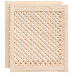 Ces portes d'armoires en bois avec un design en treillis sont un choix parfait que vous souhaitiez une pièce d'accent ou pour ...