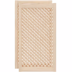 Ces portes d'armoires en bois avec un design en treillis sont un choix parfait que vous souhaitiez une pièce d'accent ou pour ...