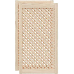 Vidaxl - Portes d'armoires en treillis 2 pcs 49,5x99 cm pin massif